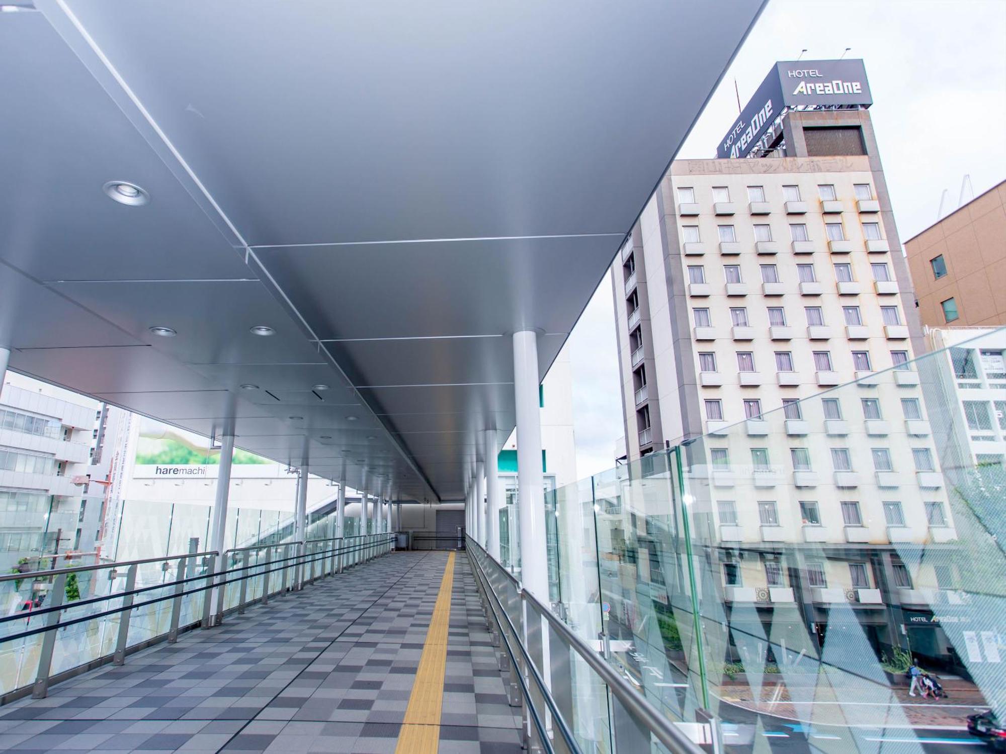 Hotel AreaOne Okayama Bagian luar foto